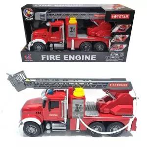 데코앤 월드 중장비 소방 사다리차 미니카 작동완구