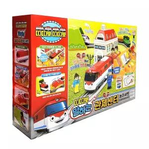 띠띠뽀 GO STOP 말하는 관제센터 놀이세트 캐릭터 레일 기차