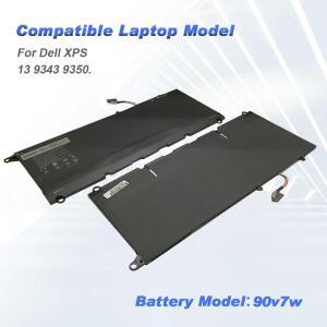 델xps 13 9343 9350 교체용 JD25G용 SKOWER 56Wh 90V7W 노트북 배터리