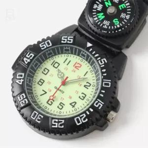 스토어-지유 야광 카라비너 시계 블랙 휴대용클립시계야광기능