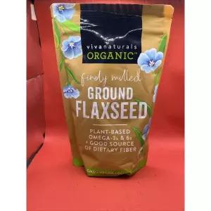 비바 내추럴 유기농 그라운드 아마씨 프리미엄 품질의 식물성 단백질