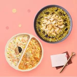 [본죽] (반반죽)참깨계란새우죽+전복 2배 특트러플전복죽