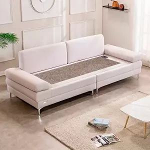 [명품의료기][협탁+전용패드 증정] 온열소파 빅토리아SF 패브릭 홍맥반석 돌소파