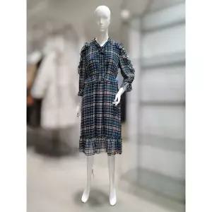 [SI] SI체크 러플 리본포인트 원피스SFOAH2550s [P003537951]