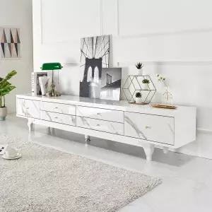 [엣지퍼니처]엔트레 UV 도장 하이그로시 거실장 2000-6