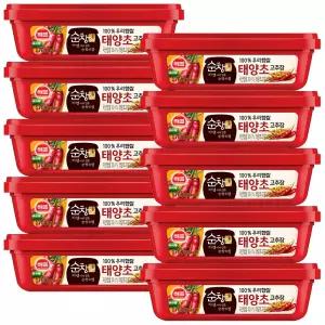 사조 해표 순창궁 우리햅쌀 태양초 고추장 170g x 10개 / 장류