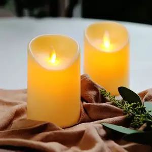 [NS홈쇼핑]LED 흔들리는 촛불 양초 캔들 12cm 무드등 프로포즈 이벤트[35525179]