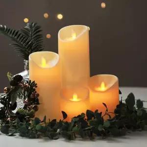 [NS홈쇼핑]LED 흔들리는 촛불 양초 캔들 18cm 무드등 프로포즈 이벤트[35525178]