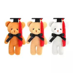 (별별창고) 학사모 곰인형 졸업식 선물용 장식품