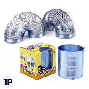 [셀러에이드]메탈스프링1P 매직슬링키 손장난감 용수철놀이 레인보