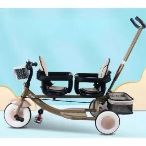 쌍둥이자전거 유모차 어린이 세발 카트 3발 유아