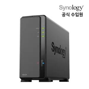 [정품] 시놀로지 NAS DS124(2TB) 1Bay Disk Station 나스 스토리지 1베이 HAT3300[초기 설치 원격지원]