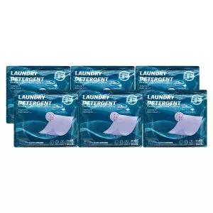 테크 한장빨래 효소캡처 라벤더 시트세제 15매 x 6팩 /Hb