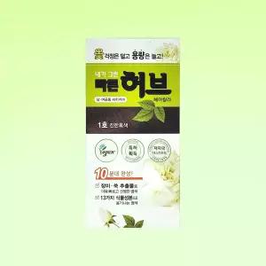 광동 내가그린 빠른 허브 염색약 염모제 튜브형 1호 진한흑색