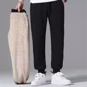 벨벳 양모 조거팬츠 겨울츄리닝 기모바지 조커바지