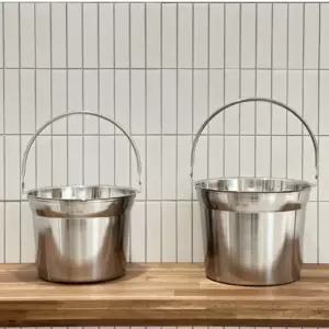 젖병삶는냄비 스텐버켓 열탕소독 인덕션 들통 잼팟 양동이 행주삶는냄비 스텐버켓_미듐 1개