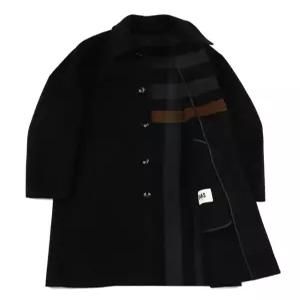 닥스 남성 25FW 블랙 체크 셋인 코트 DMCO5D062BK