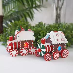 [NS홈쇼핑]과자 기차 LED 크리스마스 트리 오너먼트 트리장식 데코 장식볼..