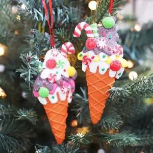 [NS홈쇼핑]아이스크림 크리스마스 트리 오너먼트 트리장식 데코 장식볼..