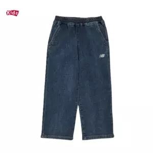 [롯데백화점]뉴발란스 NBgC_여아 기모 데님 슬림스트레이트 팬츠(NK9TF4802G)