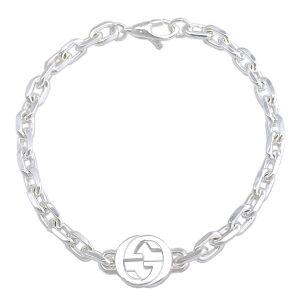 구찌 인터로킹 G 체인 팔찌 20cm 실버 796351 J8400 8106 20cm [병행 수입품]