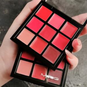 끈적이지 않는 컵 6/9 컬러 립스틱 팔레트 오래 지속되는 방수 매트 립 글로스 모이스춰 라이징  핑크