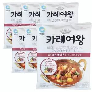 청정원 카레여왕 부드러운 버터맛 108g 5개