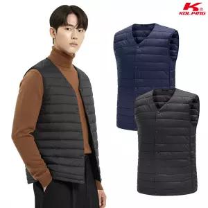 콜핑 남성 겨울 보온 패딩 등산조끼 경량 베스트 2174VK597M