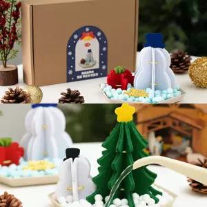 천연가습기 크리스마스펠트가습기만들기 자연기화식 겨울 DIY 키트