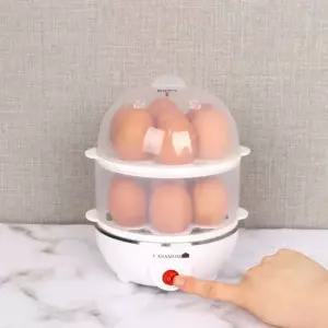 가정용 손쉬운 계란삶는기계 에그스티머 2단찜기 계란찜기 에그스티머 찜기 멀티스티머