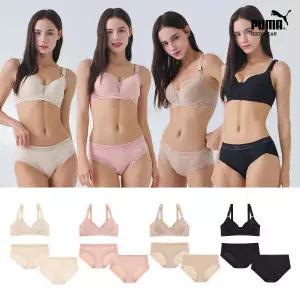 [푸마] 여성 에어리 서포트 브라팬티+세컨팬티 12종세트
