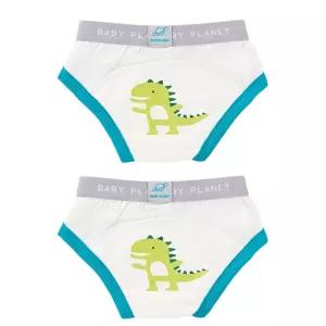 베이비플라넷 유아 배변 훈련 팬티 헬로우디노 S 2개 BNS