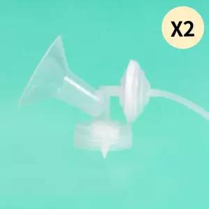 시밀레 유축기 깔대기 흡입기 표준 와이드형 32mm X2 BNS