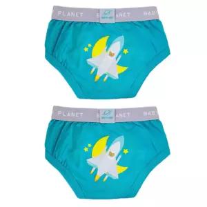 베이비플라넷 유아 배변훈련팬티 곰돌이우주선 S X2개 BNS