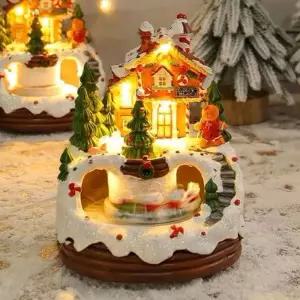 [텐바이텐]예쁜 동화마을 크리스마스 기차 오르골 무드등 장식 소품 (쿠키)