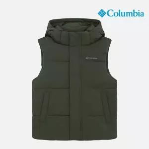 [보리보리/컬럼비아 키즈]키즈 베스트 패딩_카키 (C64-YKD339)