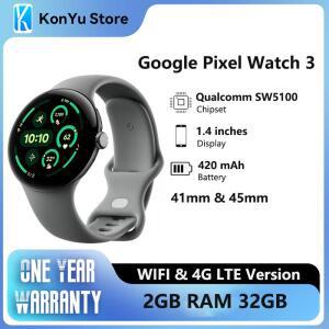 새로운 Google Pixel Watch 3 41mm&45mm WIFI/LTE 버전 Qualcomm SW5100 Wear OS 5.0 2GB RAM 32GB eMMC 플
