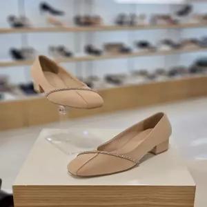 [미소페][미소페] by미소페 여성 스퀘어 큐빅 스트랩  단화 112311013-3 (P003394837)