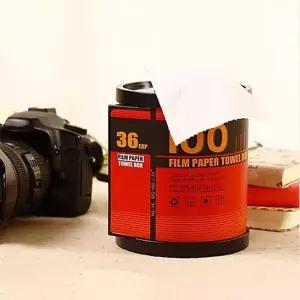 포르르 화장지케이스 롤화장지 케이스 레트로 필름 카메라 필카