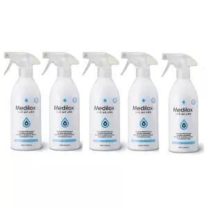 (이화)메디록스s 500ml분무기x5개 살균소독제 재고있음