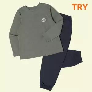트라이 남아 실내복 아동 초등학생 주니어 유아 이지웨어 크리켓홈엔남상하