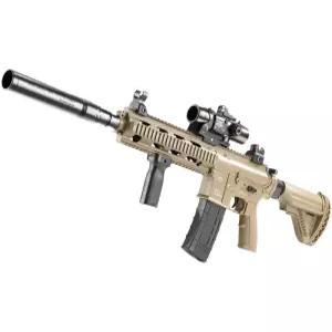 hk416 자동 전동건 장난감 젤리탄총 모드 연속 전동총 마루이 비비탄총 가스건 블랙