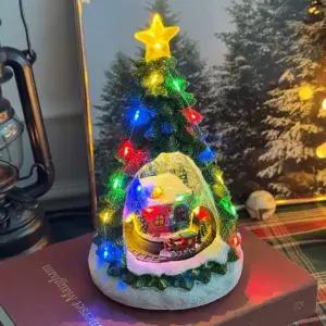 [텐바이텐]크리스마스 오르골 무드등 장식 (트리) 움직이는 자동 오르골 선물