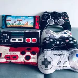 포르르 쿠션 게임 컨트롤러 레트로 베개 방석 봉제인형