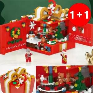 나노블럭 크리스마스 선물상자 모양 성인 취미 DIY 키트