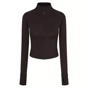 UFC 그루브 슬림핏 자켓 (골지) 다크브라운 U4JKV3202DW