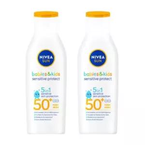 니베아 선크림 선로션 키즈 센서티브 추천 200ml X2개