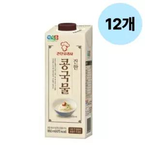 정식품 간단요리 진한 콩국물 콩국수 950ml 12팩