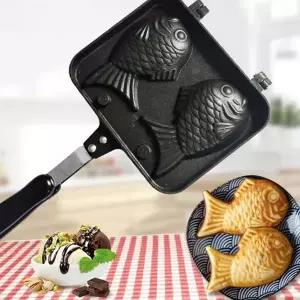 2구 붕어빵 틀 알루미늄 잉어빵 논스틱 가정용 붕어빵 틀 직화 홈카페 메이커 불붕어 수제 반죽 주방