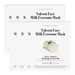약손명가 작은얼굴관리 밀크엑소좀 석고 마스크팩 5매X8개